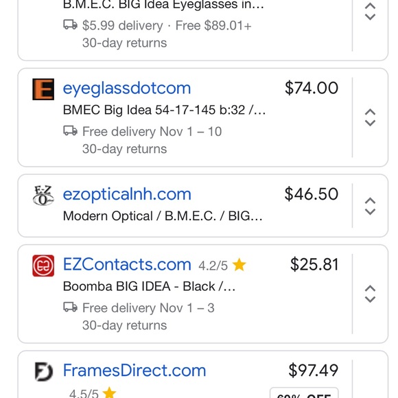 BMEC reading glasses big idea NWOT - Picture 9 of 9